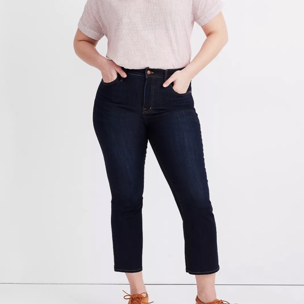 Madewell Curvy Cali Demi Boot Jeans